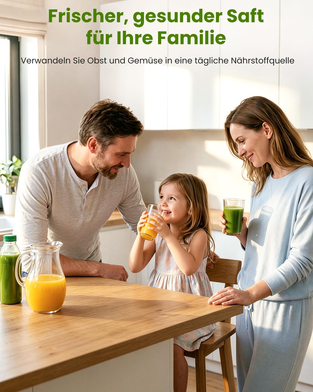 LINKChef Entsafter Slow Juicer, 130 mm große Öffnung, Entsafter Gemüse und Obst, 1,8 L Kapazität, 250W Elektrischer Juicer mit Rücklauffunktion, Leise, Einfache Montage, Leicht zu Reinigen, BPA-frei