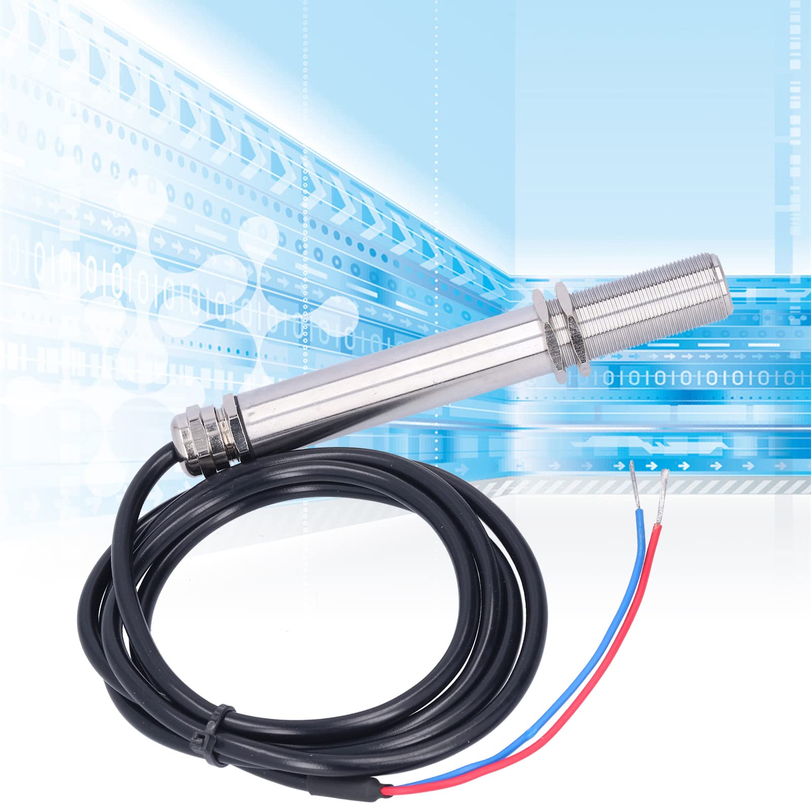 Cocoarm Sonda per Sensore di Temperatura Sensore di Temperatura a Infrarossi in Acciaio Inossidabile 24 V CC da 4 a 20 MA IP65 20 a 1 Ottica per la Misurazione di Superfici Online in Apparecchiature