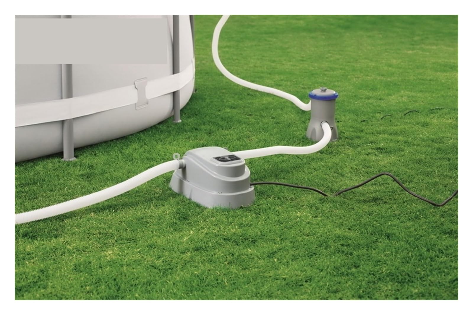 Calentador DE Piscina con Control Digital, for Trabajos en Piscinas de 400-4500 gal/1520-17035 l, Filtro 1000 GAL/h (3785 l/h) - Termoflujo
