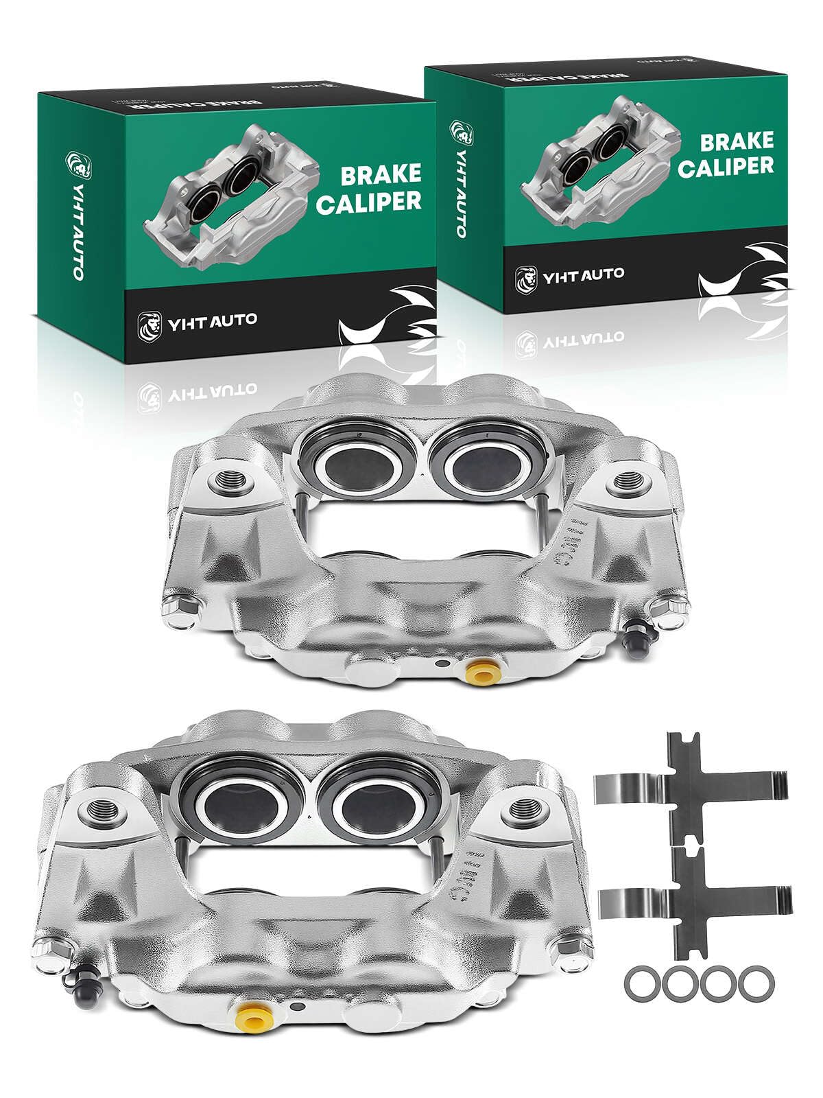 Amazon.com: Set of 2 Front Driver and Passenger Brake Caliper