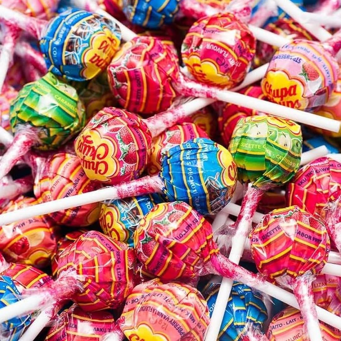 PACK ChupaChups Original Caramelo con Palo - de Sabores Variados - Pack 3 Bolsas de 120 unidades