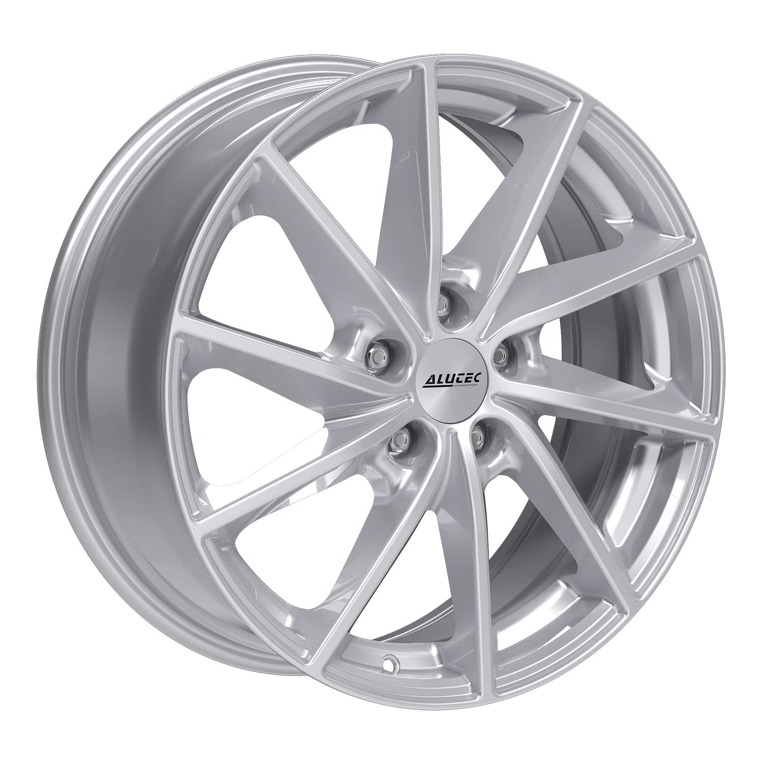 4 x felgi Alutec Singa 6.0Jx16 ET40 4 x 100 polarno-srebrne kompatybilne z Chevrolet/DAEWOO(GM) /GM KOREA Aveo Kalos Spark