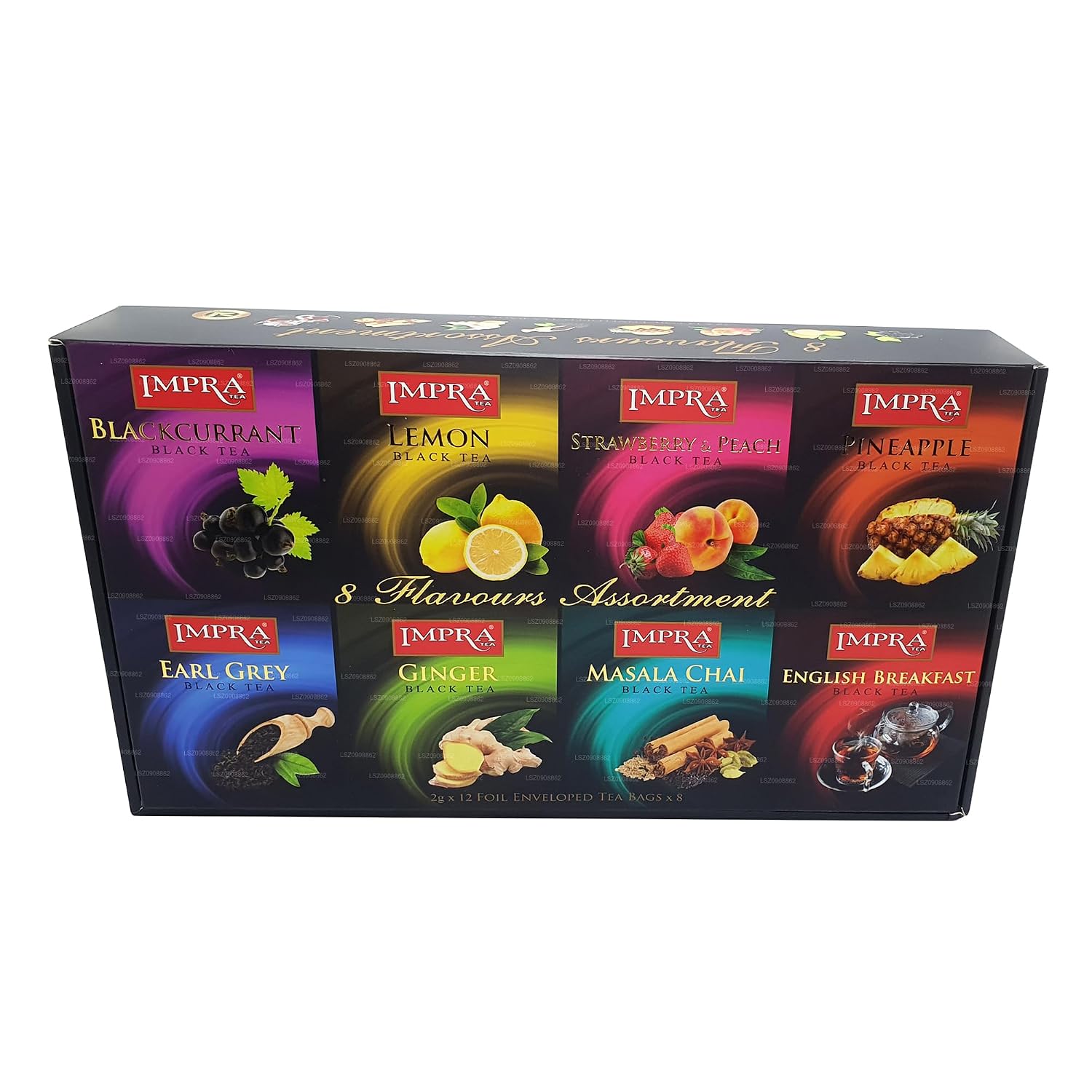Amazon.com : Impra Black Tea Collection Gift Pack 8 Flavors, 80-Count ...