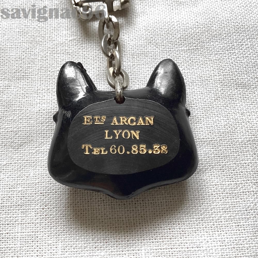 フレンチキーホルダー　MARCHAL マーシャル　黒猫　ぬいぐるみ　レア フレンチキーホルダー MARCHAL マーシャル 黒猫 ぬいぐるみ レア 60