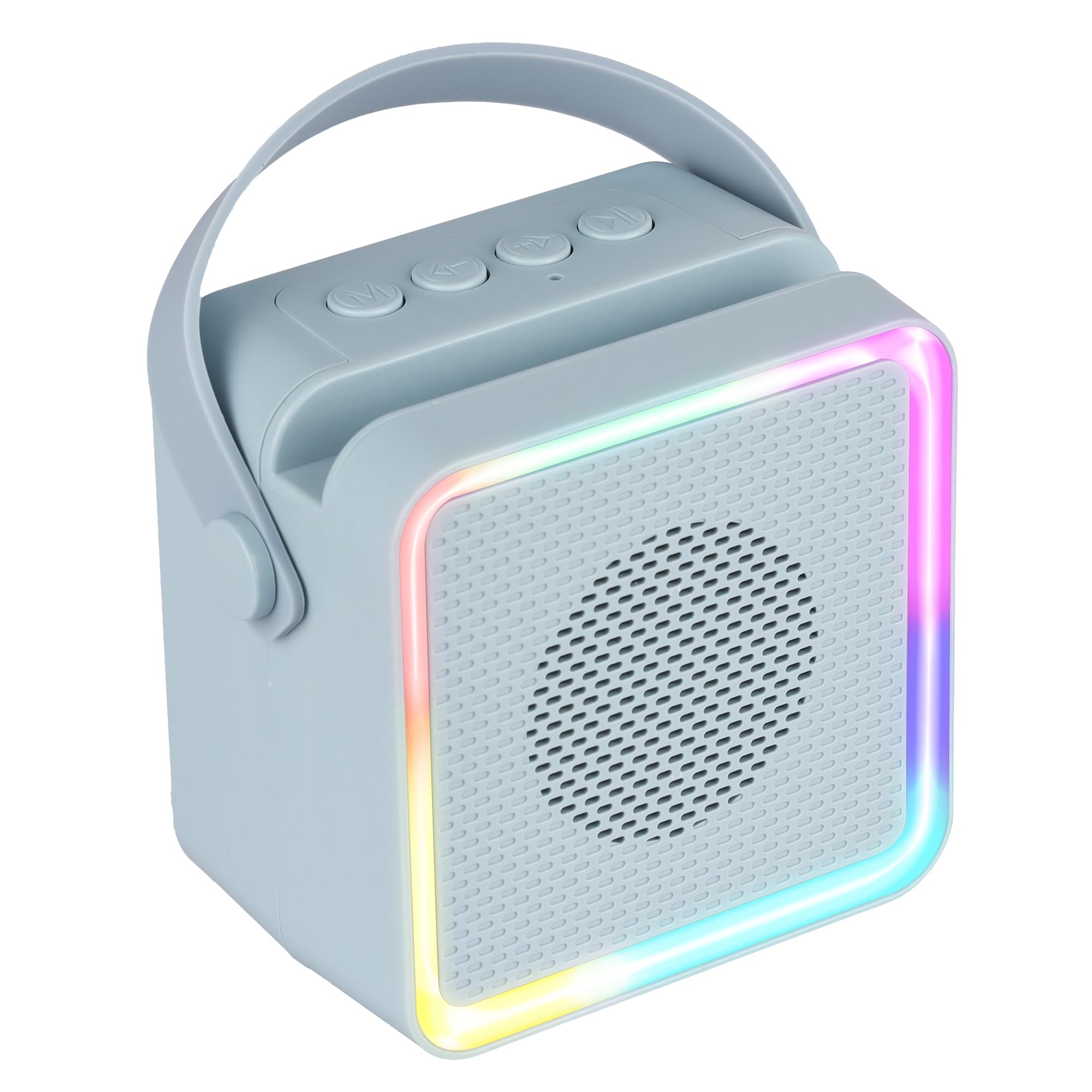 ZEBRONICS County 8, Portable Bluetooth Speaker, 8 Watts, Upto 7 Hours Playback, Passive Radiator, BTv5.3 | TWS | USB | mSD, RGB LED, Call Function, Compact Design, Carry Strap (Sky Blue)-image-45