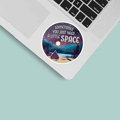 Miniatura 3 de Sometimes You Need a Little Space Lake Bumper Stickers for Car - Lake Life Decals for Hydroflask - Explore Nature Quote Sticker for Tumblers