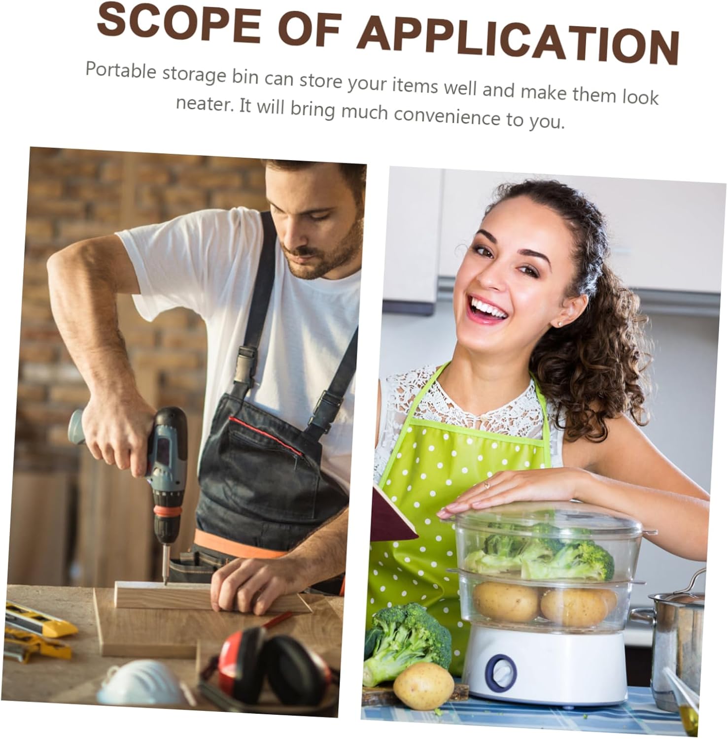 6pcs Portable Transparent Storage Bins with Lids Clear Boxes for Home Organization Stackable Storage Containers with Handles for Easy Carrying