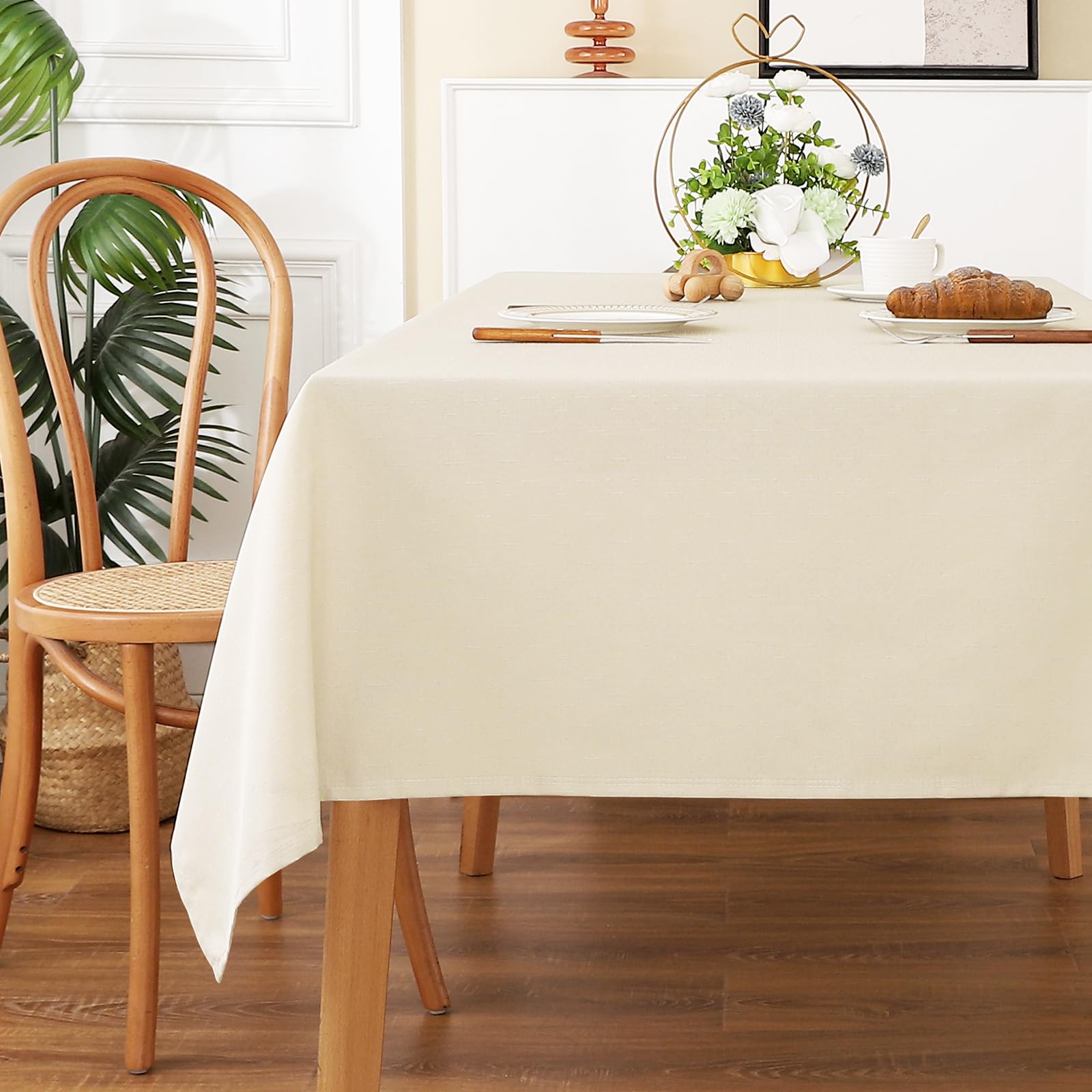 テーブルクロス 長方形 撥水加工 無地 汚れ防止 130x180cm ベージュ 楽天市場】テーブルクロス 撥水 撥油【サイズオーダーできる