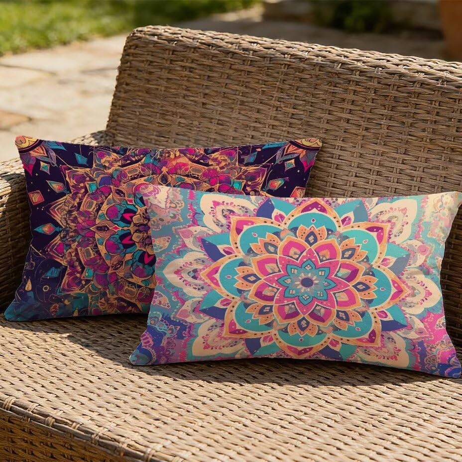 Housse de Coussin Extérieur Anti Humidité pour Canapé et Jardin