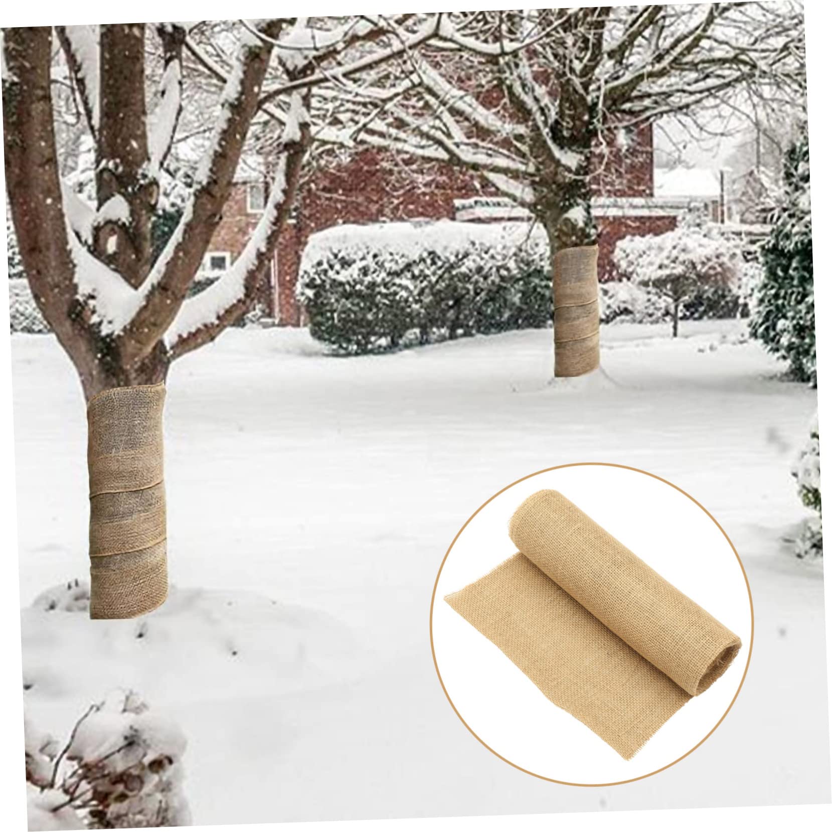 1Rotolo Protezione per Juta Naturale Involucro Antigelo per Piante Resistente AI Danni Animali e Insetti Isolamento Termico per Inverno