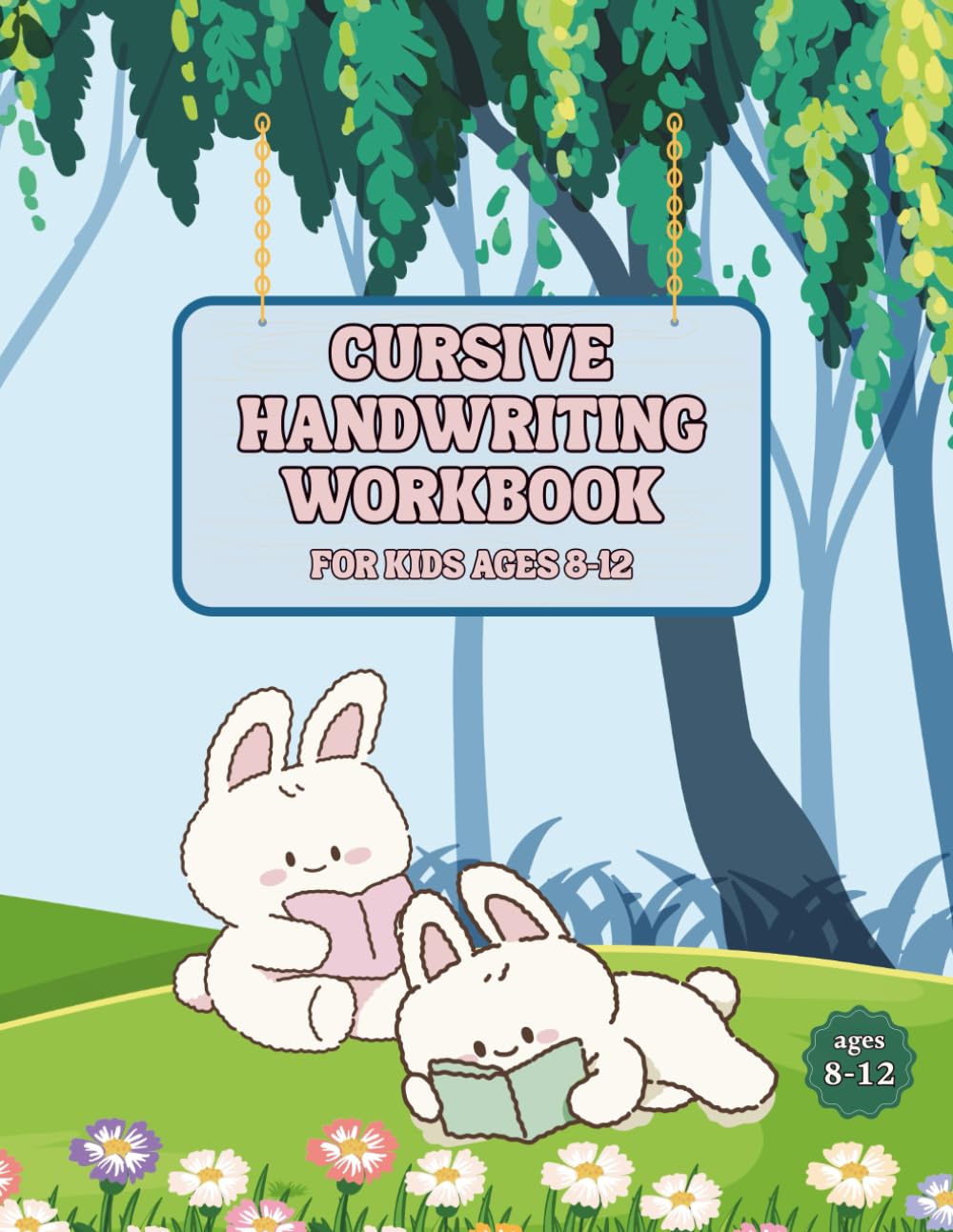 cursive handwriting workbook for kids ages 8-12: Practice Creativity and Spelling, Read Letters, Words, and Sentences, and Learn Fascinating Science Facts