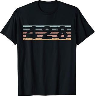 428 Area Code Retro New Brunswick Canada T-Shirt