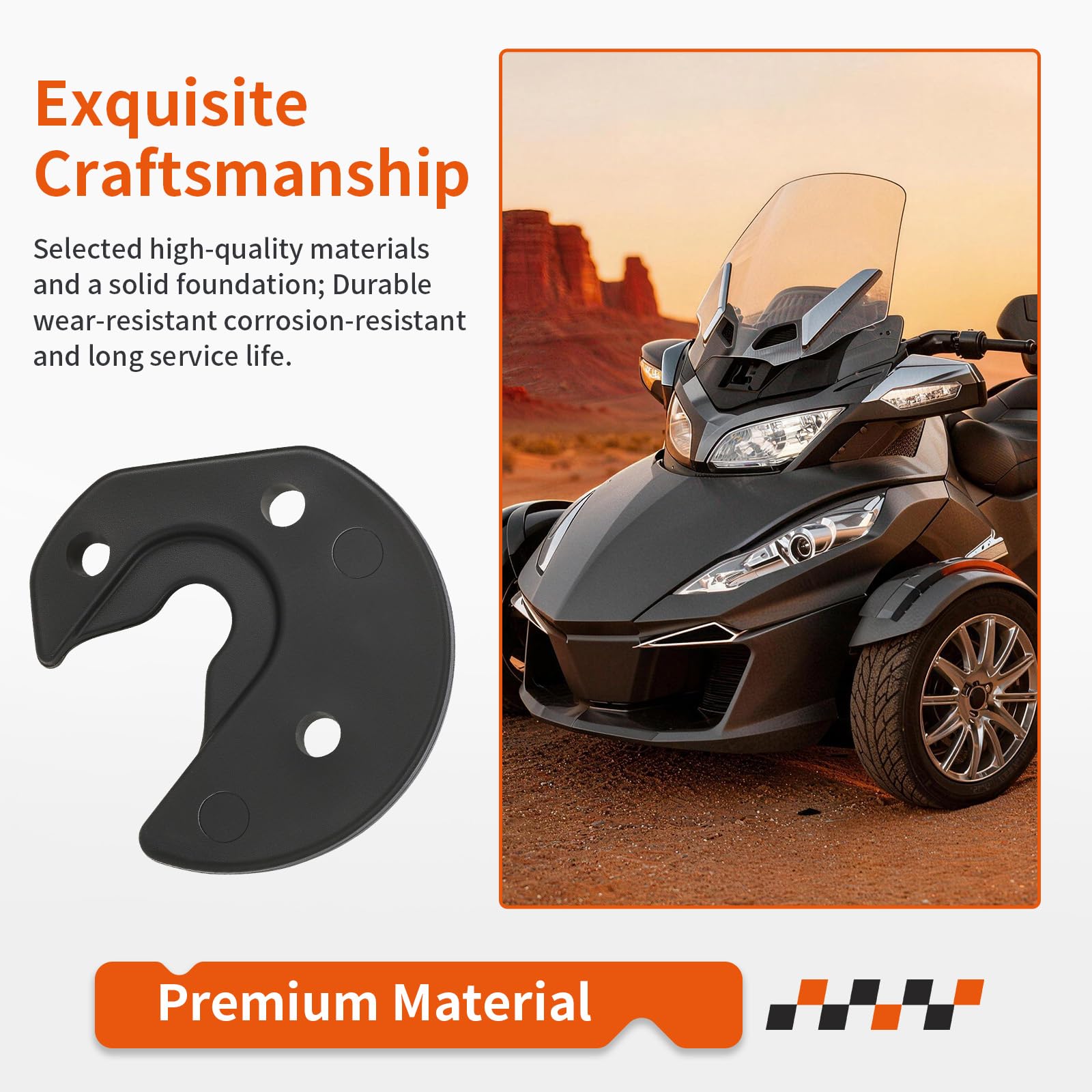 Amazon.com: 2Pcs Console Assembly Housing Clip for Can-am Spyder