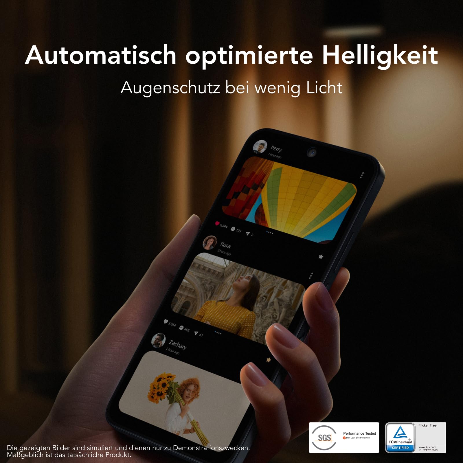 TCL NXTPAPER 70 Pro 5G Android Smartphone mit 6,9 Zoll Natürlichem Licht Display,NXTPAPER 4.0,120Hz FHD+,50MP 1.0um OIS Kamera, MuseFilm, 8GB RAM+512GB ROM, Bequemes Lesen, AI-Produktivität