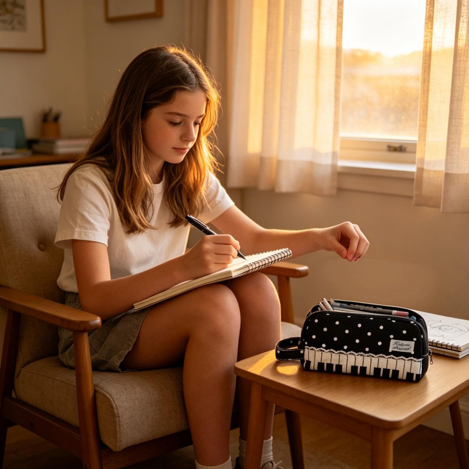 Astuccio Portamatite Contenitore Organizer Portacancelleria Con Estetica