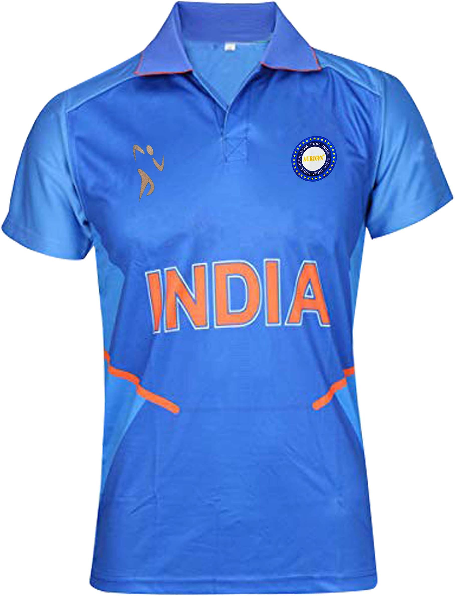 Replica Team India Odi Cricket Jersey 2017-2018 - Kids To Adult (Xl(42)), Blue