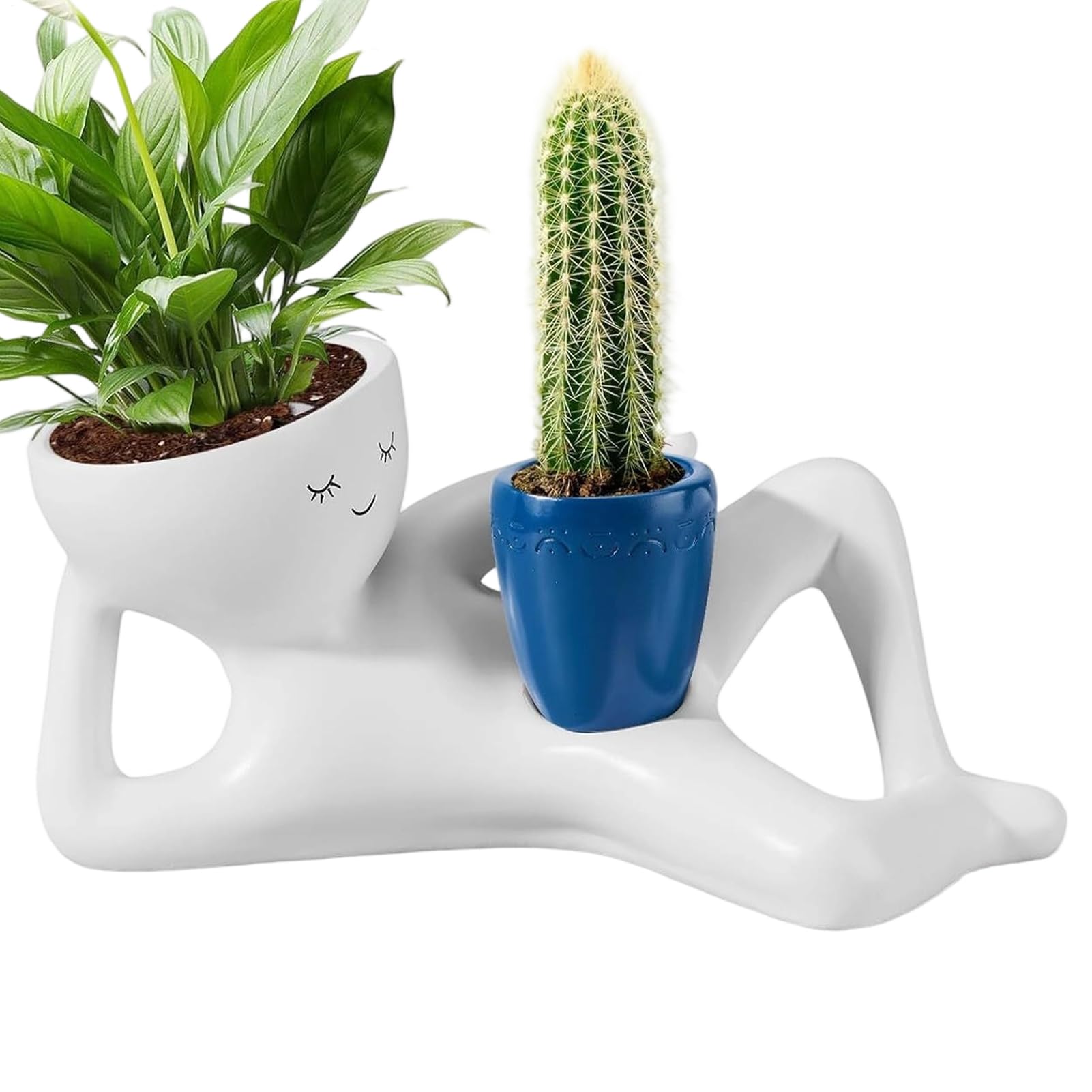 Pot de fleurs résine durable 15,2 cm avec trou de drainage anti-pourrissement