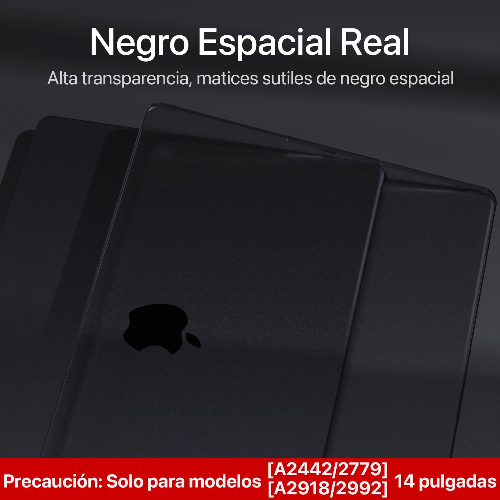 Soonjet Funda rígida Protectora para MacBook Pro de 14 Pulgadas 2025-2021 M5 M4 M3 M2 M1 Pro/MAX [Color Oficial] A3434 A3401 A3112 A2992 A2918 A2779 A2442 Funda rígida Protectora Mate para Laptop