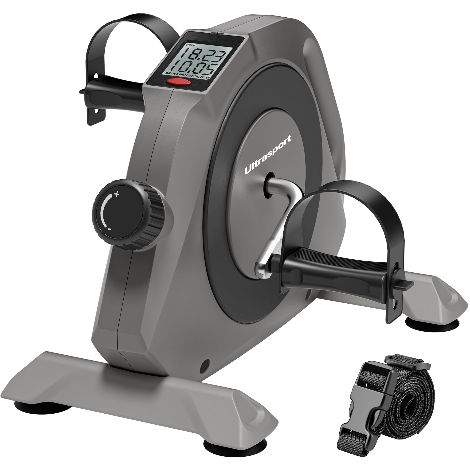 Ultrasport Mini Bici, Compact Cyclette Esercitatore, per Braccia e Gambe Esercitatore a Pedale, Ideale per Anziani