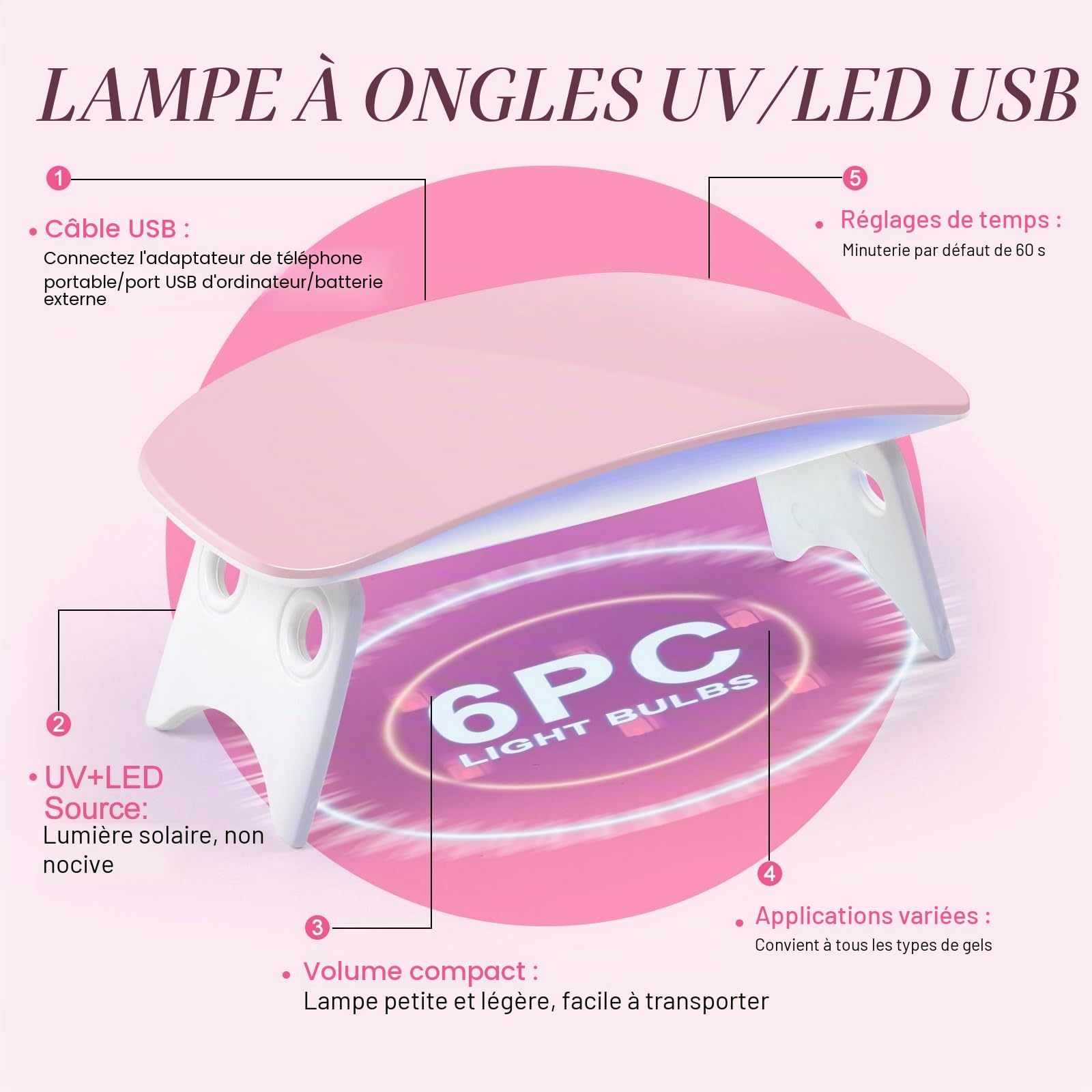 PEACECOLOR Kit de démarrage complet pour ongles en acrylique - Lampe UV/LED - 27 couleurs - Poudre acrylique pour ongles avec liquide monomère de 30 ml - Kit de démarrage à faire soi-même