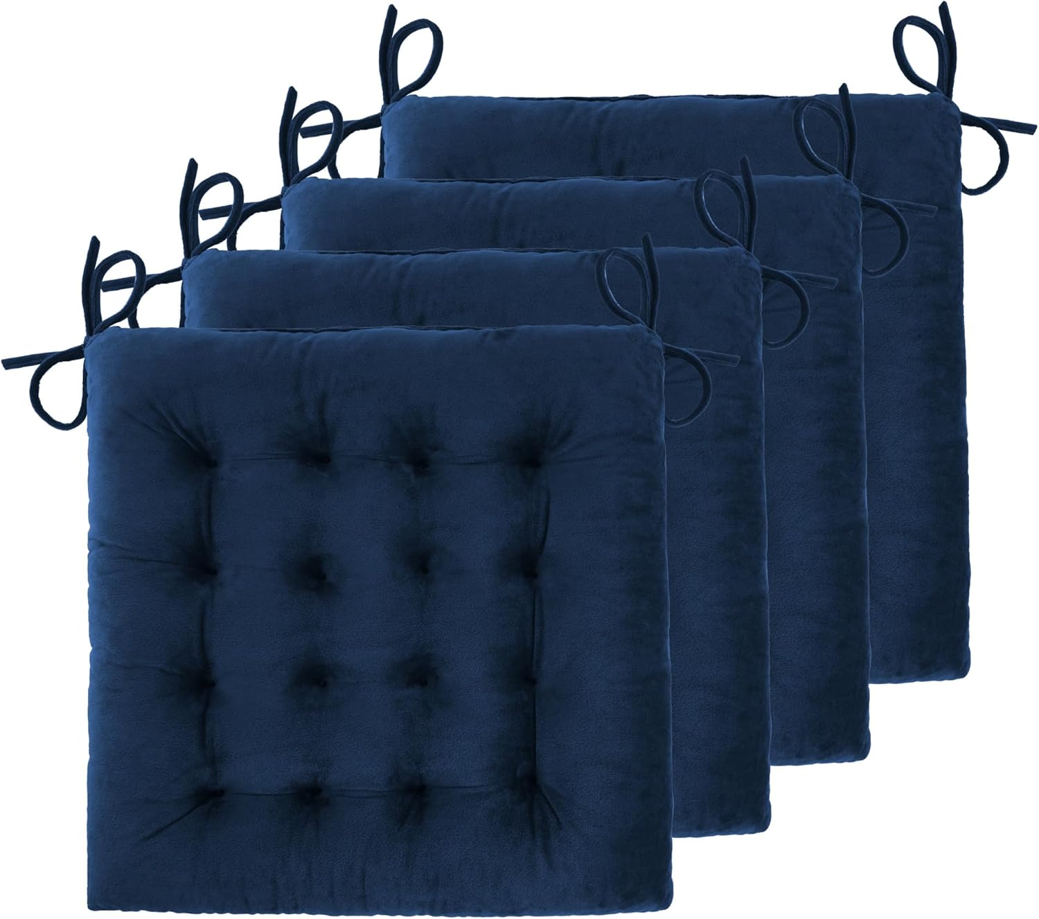 ELFJOY Dining Chair Cushion 19" x 19" Set of 4 Extra Large