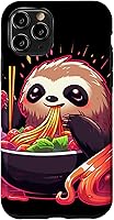 Vista 29 de Sloth Eating Ramen Japanese Noodles Soup Kawaii Case for iPhone 16