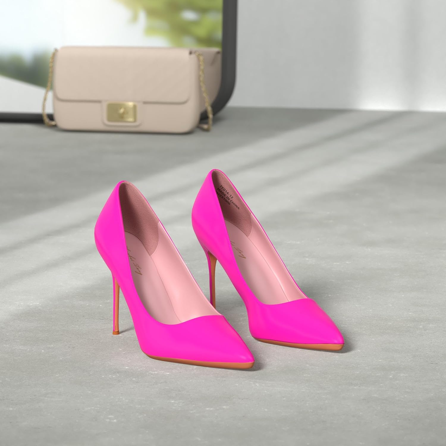 Elisabet Tang High Heels, Women Pumps Pointed Toe Stilettos 4.7 inch/12cm Sexy Heels Party Shoes - Image 2