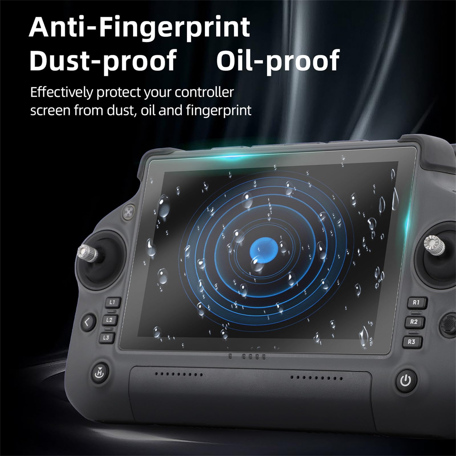 Pellicole HD per DJI RC PLUS 1/2 Telecomando 9H Durezza Protezione dello Schermo in Vetro Temperato per DJI Inspire 3/Matrice 4T/4E/Enterprise Matrice 30/30T/Matrice 350 RTK/AGRAS T70/T60/T50