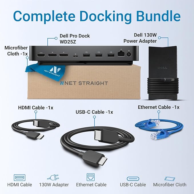 Docking Station USB-C WD25Z Pro Dock - 130W, 2.5GbE, 4 Monitores, 6 Puertos miniatura 2