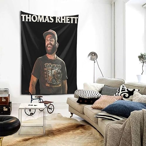 Miniatura 2 de UYIYTNU Tapiz de Thomas Singer Rhett - Tapiz decorativo para colgar en la pared, dormitorio, sala de estar, dormitorio, fiesta, 40 x 60 pulgadas