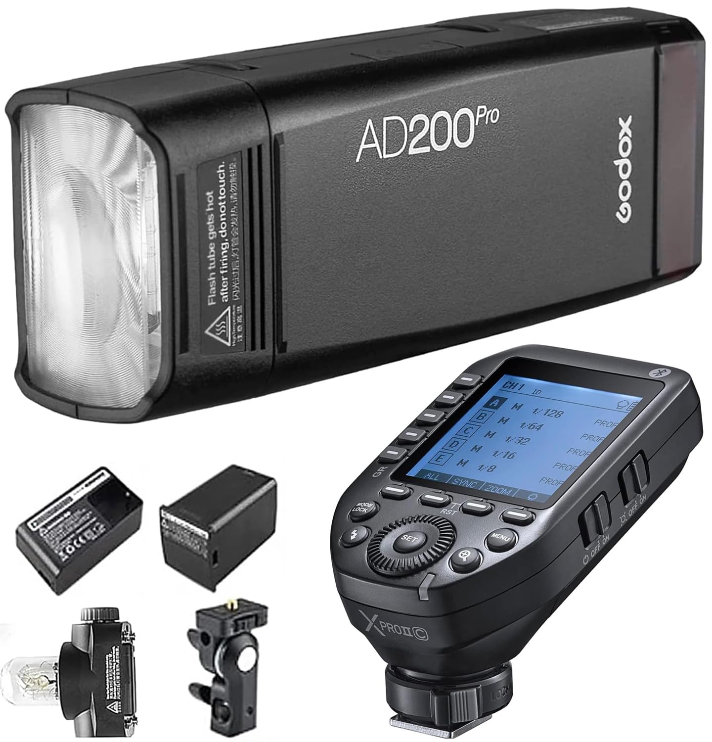 Amazon.com : Godox AD200Pro Pocket Flash & XPRO II C Trigger Kit