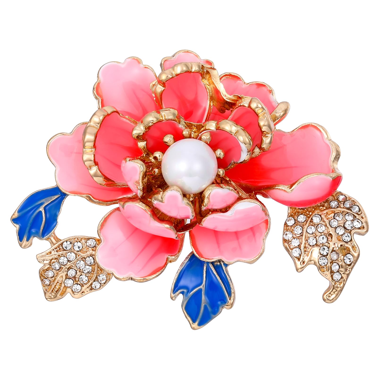 Rhinestone Brooch Pin, Fashion Brooches for Women, Lapel Pin Accessories for Dress Backpacks Hats Clothes, Christmas Gift for Wife Mom Friends