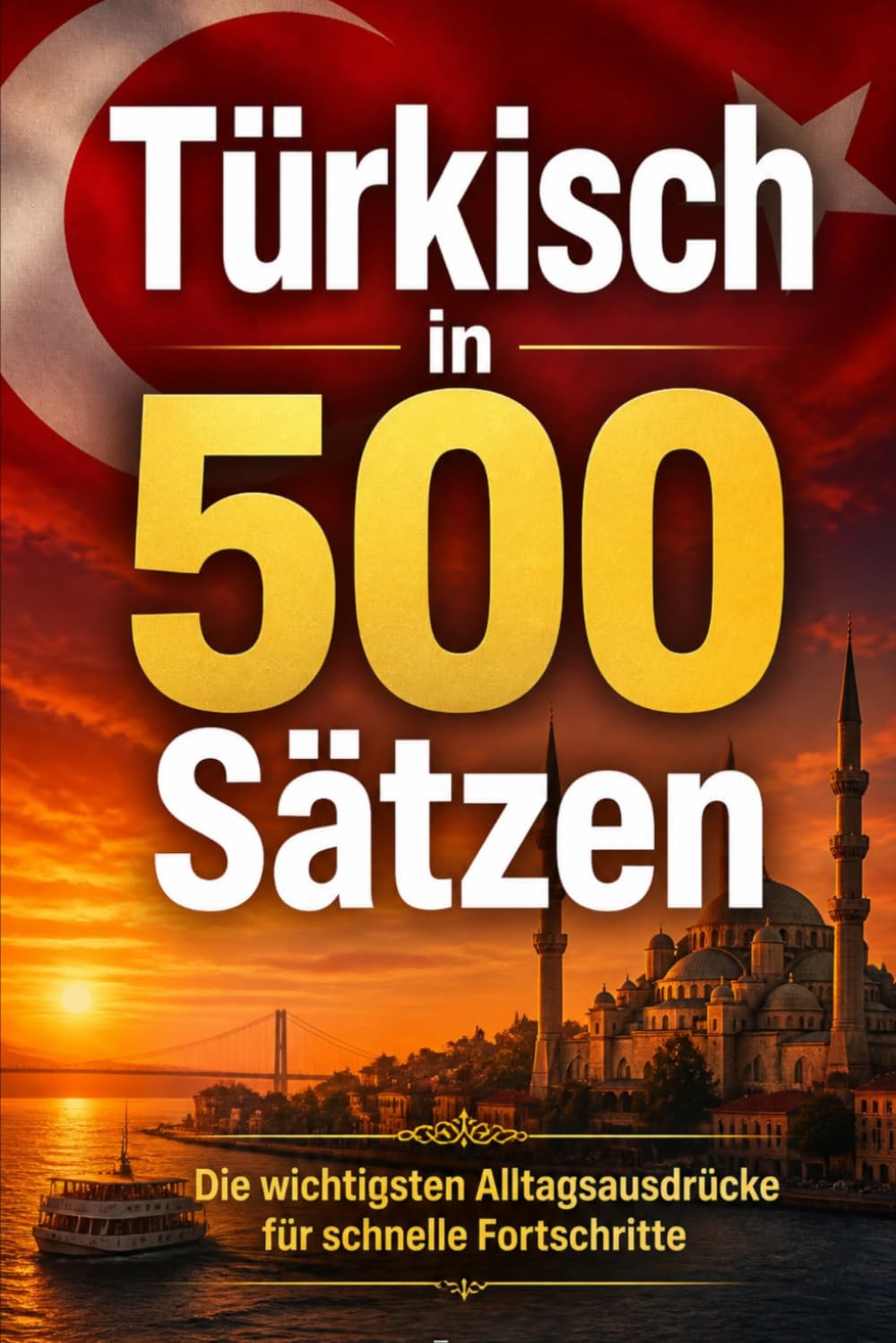 Türkisch in 500 Sätzen : Die wichtigsten Alltagsausdrücke für schnelle Fortschritte: Ihr schneller Einstieg in die Türkische Sprache, kompakt und ... für Anfänger, Reisende und Selbstlerner