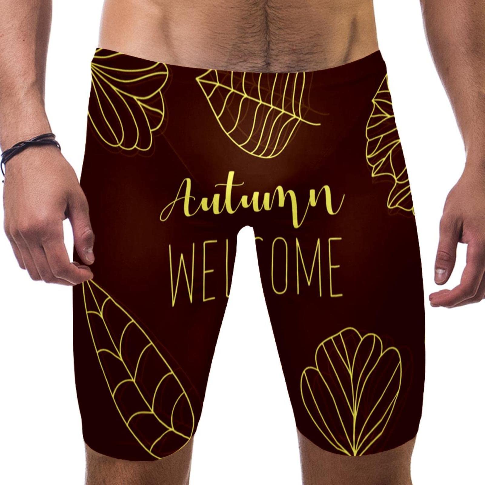 Jammers de natación para hombre bañador de competición largo 7