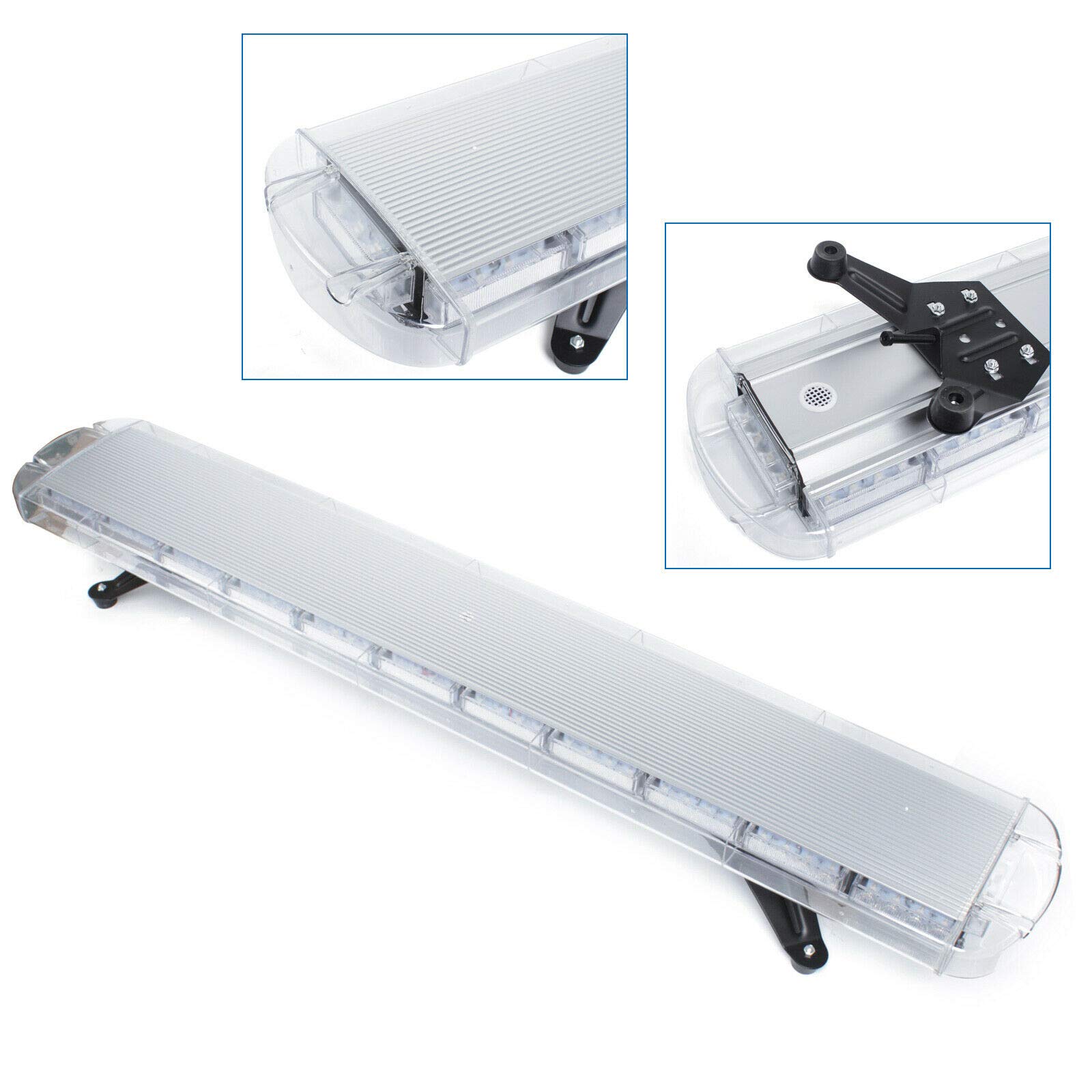 Barra de luz, 96 LED, luz de emergencia, luz estroboscópica, luz de emergencia para coche o camión