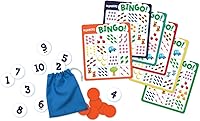 Vista 2 de Peaceable Kingdom Numbers Bingo - Counting and Number Recognition Game for Kids Ages 4 Years and Up
