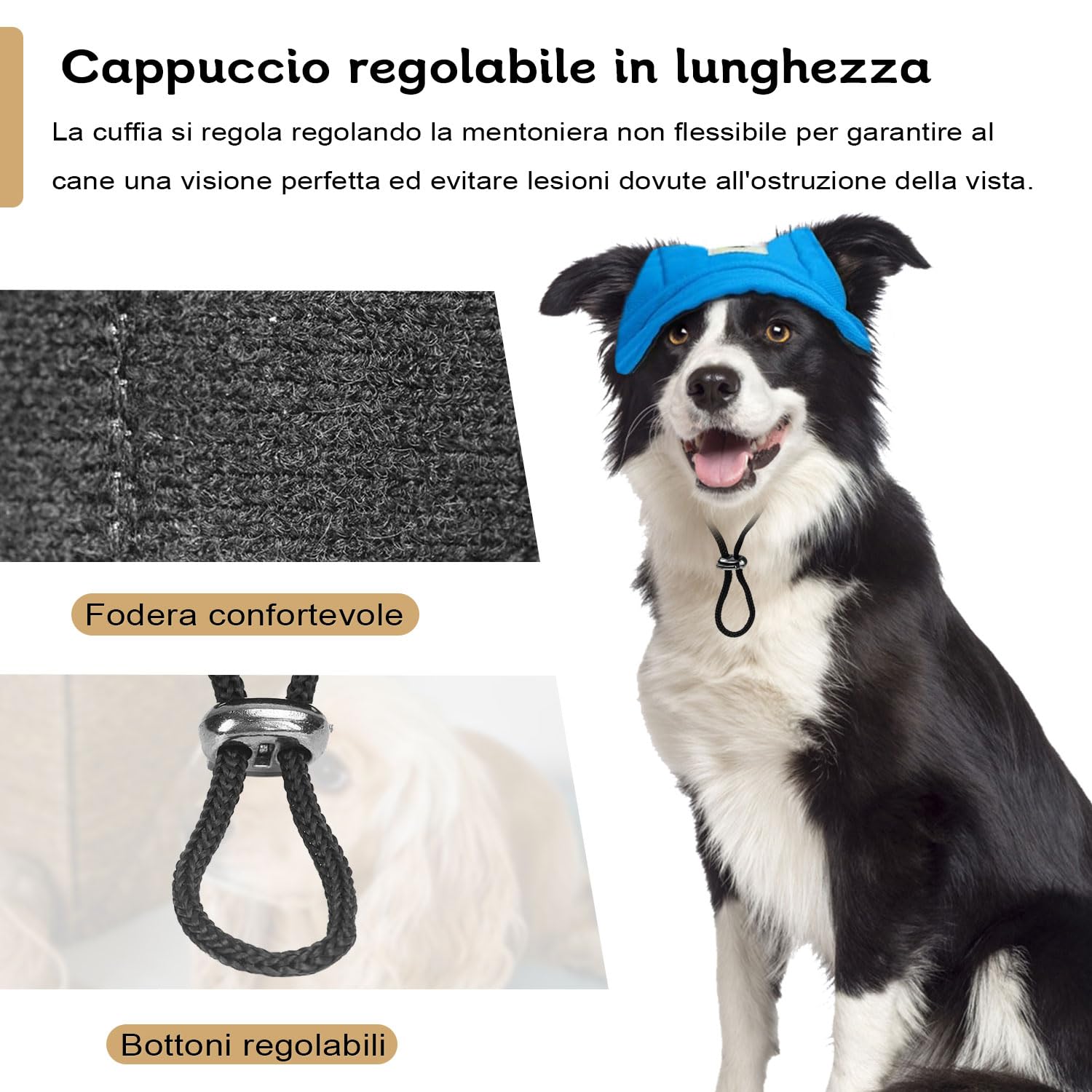 LATRAT Berretto da Baseball per Cani, Cappello di Protezione Sole per Sport All'aria Aperta di Animali Domestici, Visiera Estiva per Cani con Fori per le Orecchie e Cinghia Regolabile (Rosso, M)