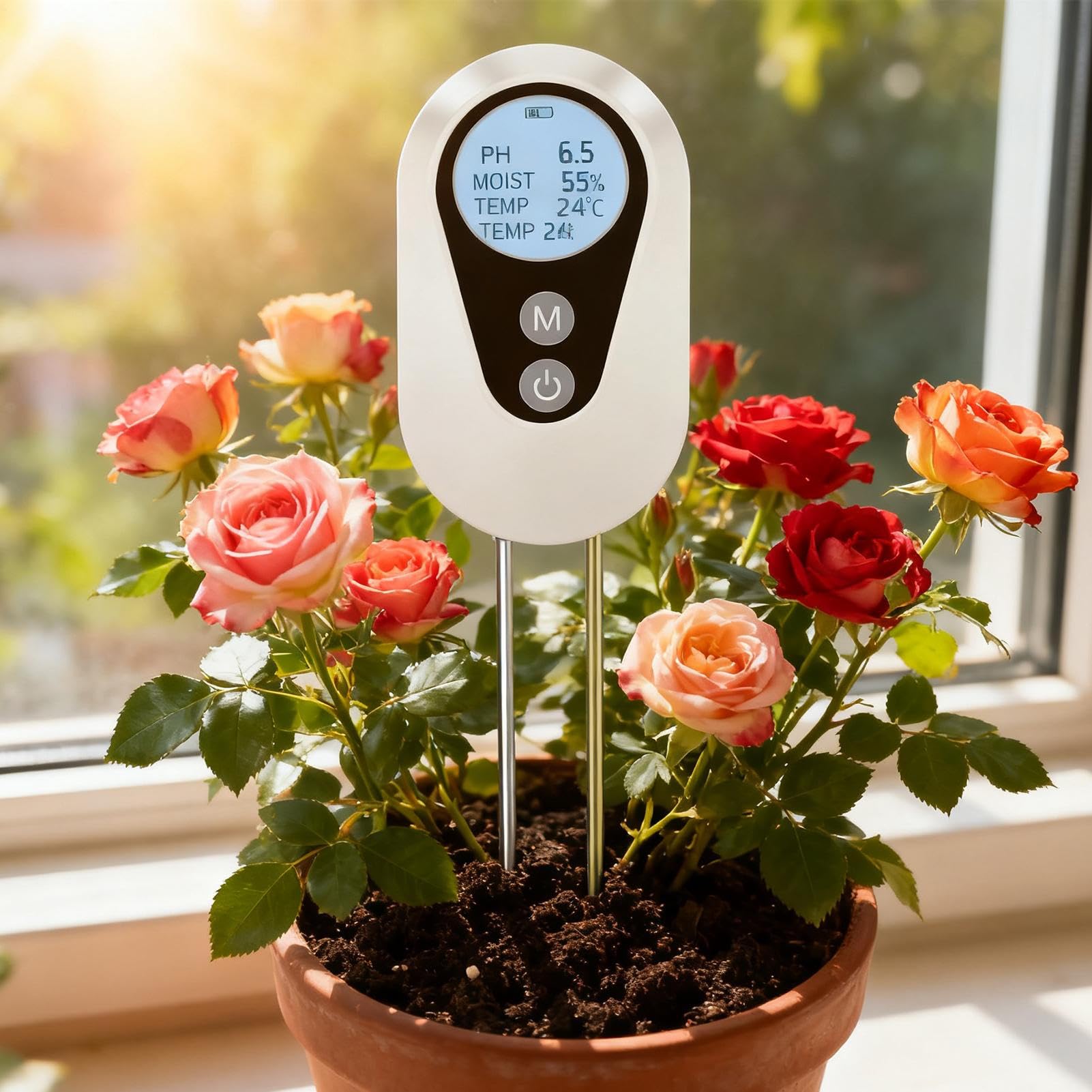 Compteur de sol 4 en 1 Outils de jardinage agricole
