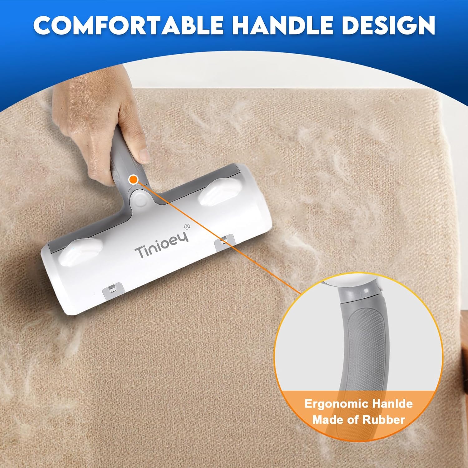 Pet Hair Removal Tool- Pet Hair Remover and Reusable Lint Roller- Dog Hair Remover and Cat Hair Remover for Furniture/Couch- 2024 Upgraded Fur Removal Tool