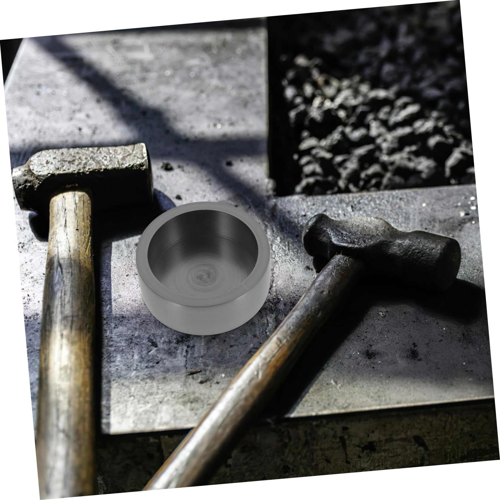 2stücke Graphit-gussform Für Metall Rundes Ingotschmelzen Induktionsgeeignet Präzise Für Hohe Verschleißfestigkeit Und Glatte Oberfläche