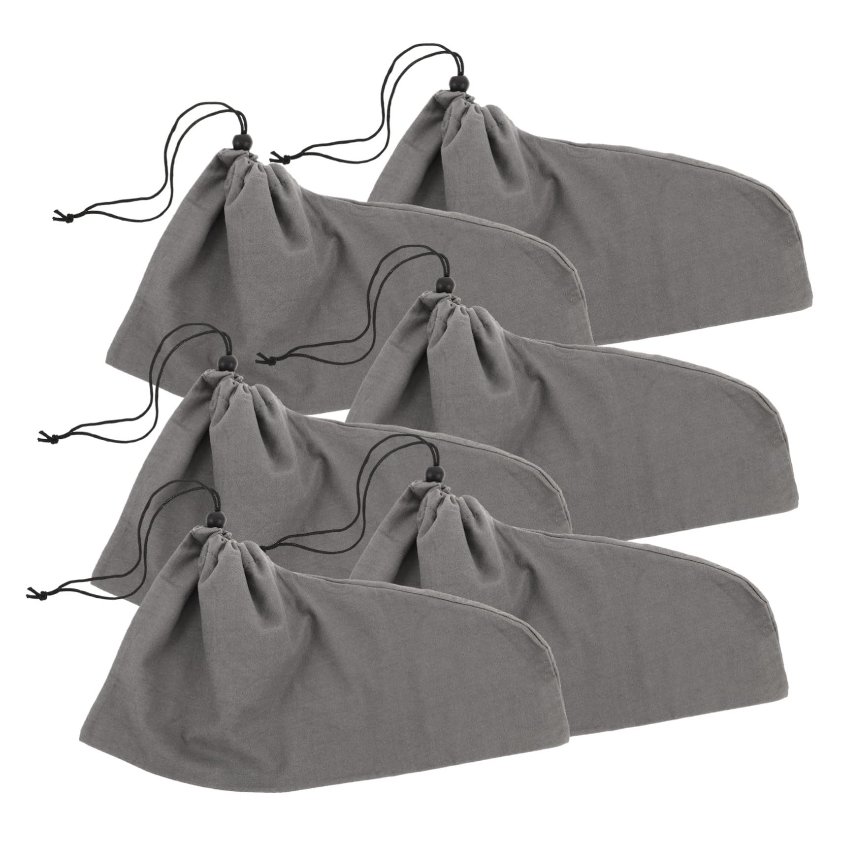6pezzi Borse Per Scarpe Da Viaggio in Cotone Coulisse Organizer Da Viaggio Per Scarpe Di Riutilizzabili Per Separare e Proteggere Le Calzature Durante i Viaggi o Casa