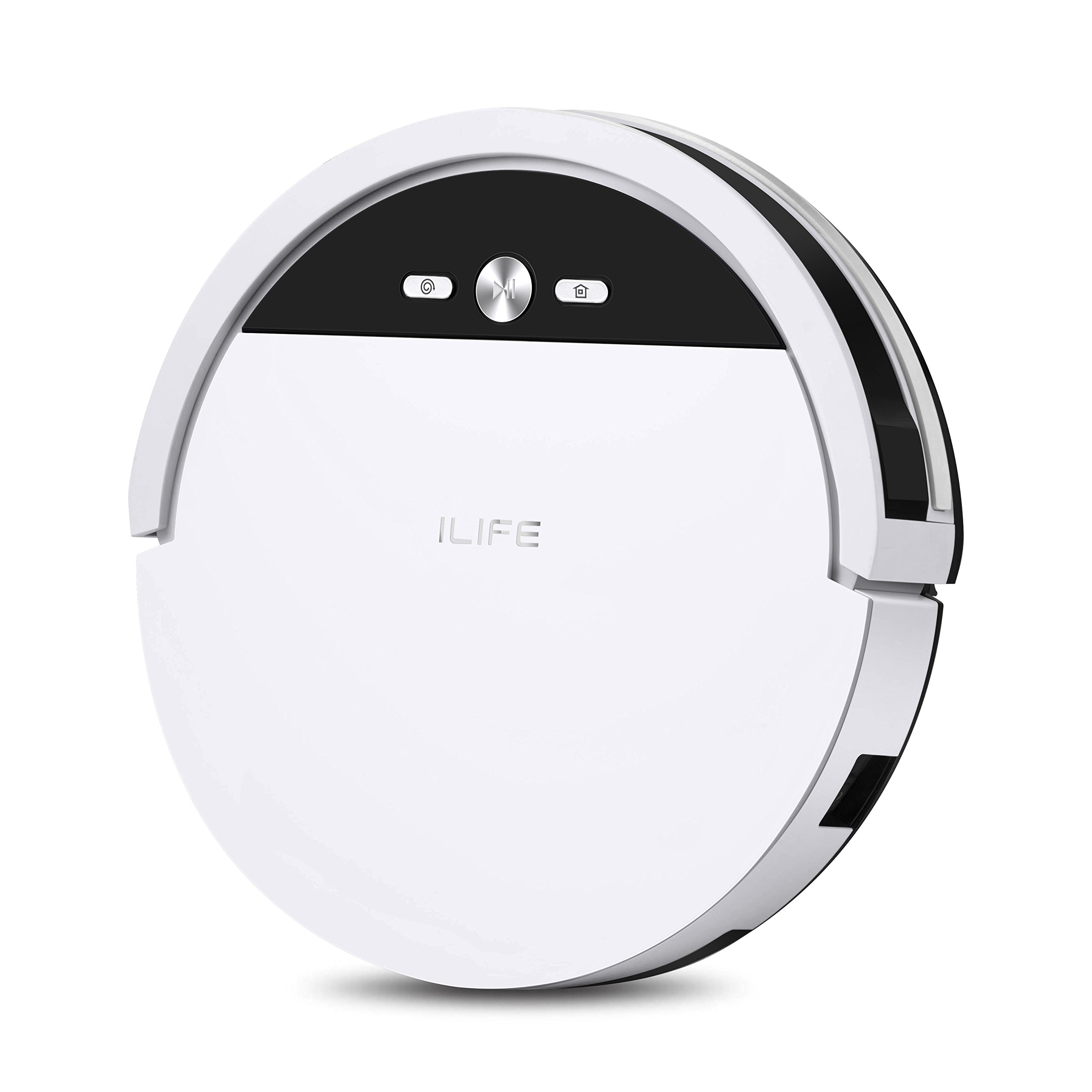 ILIFE V4 Robotic Vacuum Cleaner with Smart Auto Cleaning Remote Control for Pets Hair