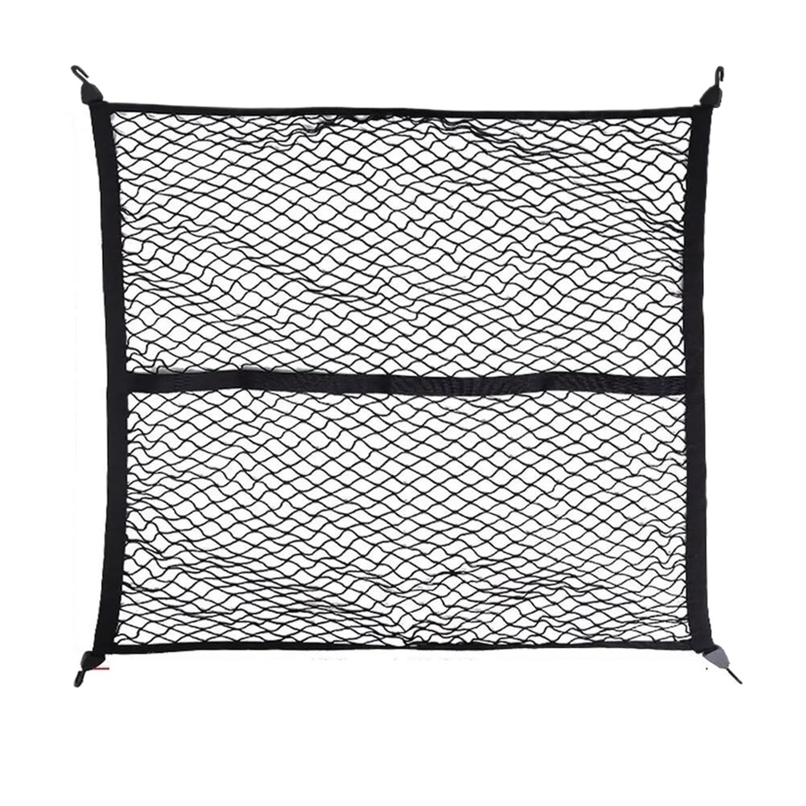 Filets pour Auto Filet De Chargement Hautement Élastique pour Camionnette, 4'x4', Extensible Jusqu'à 7'x7', Double Couche, pour Ford SVT pour Tundra Filet Coffre Voiture(A)