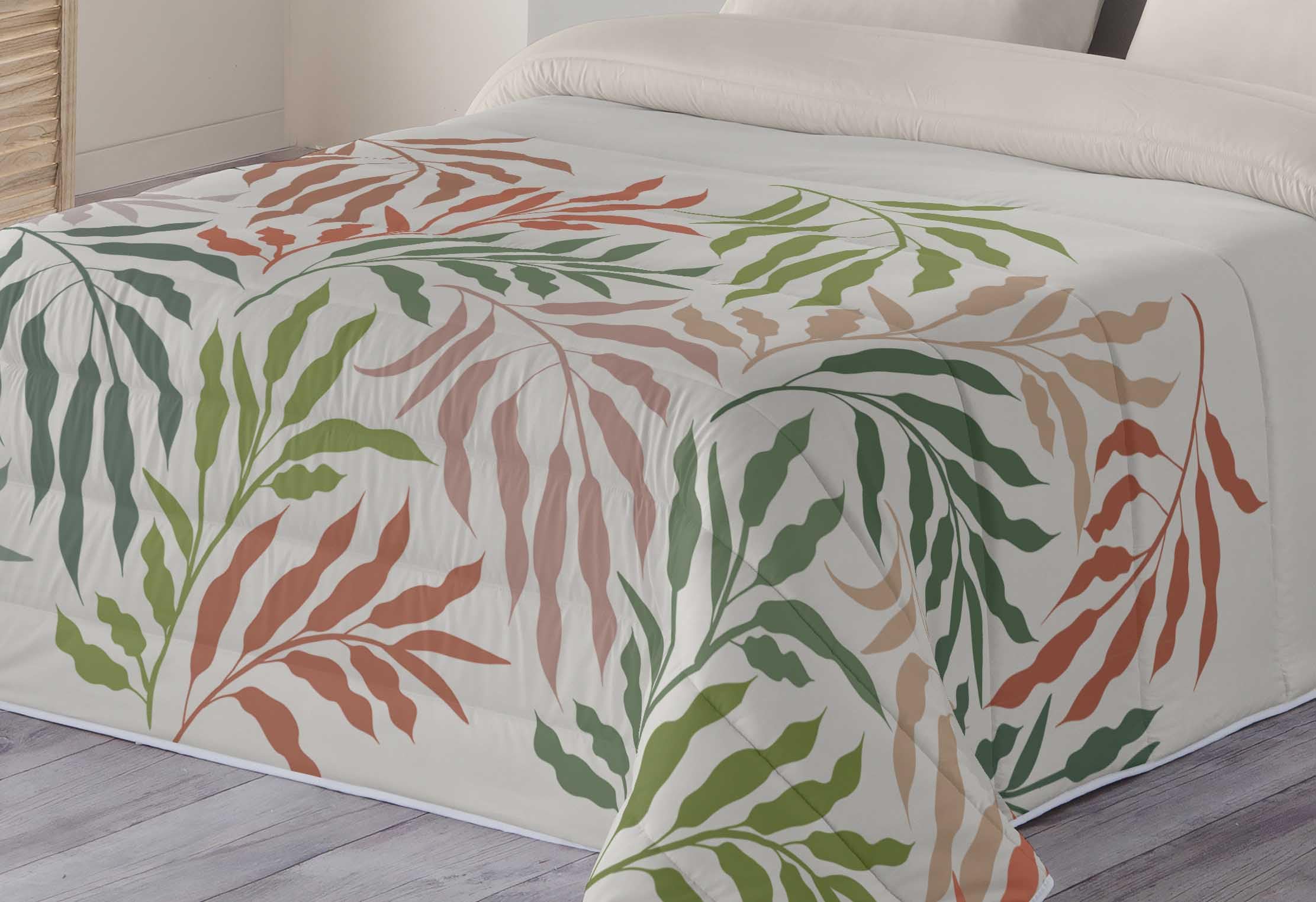 NATURALS Edredón nórdico Estampado Cama 150, edredón 300 Gramos 250x260, TIYI