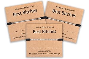 Three Best Friend Gifts: Best Bitches Morse Code Bracelet