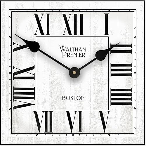 Miniatura 7 de Reloj de pared de pergamino  Mecanismo de cuarzo ultra silencioso fabricado a mano en Estados Unidos  Hermoso color nítido y duradero viene en 8