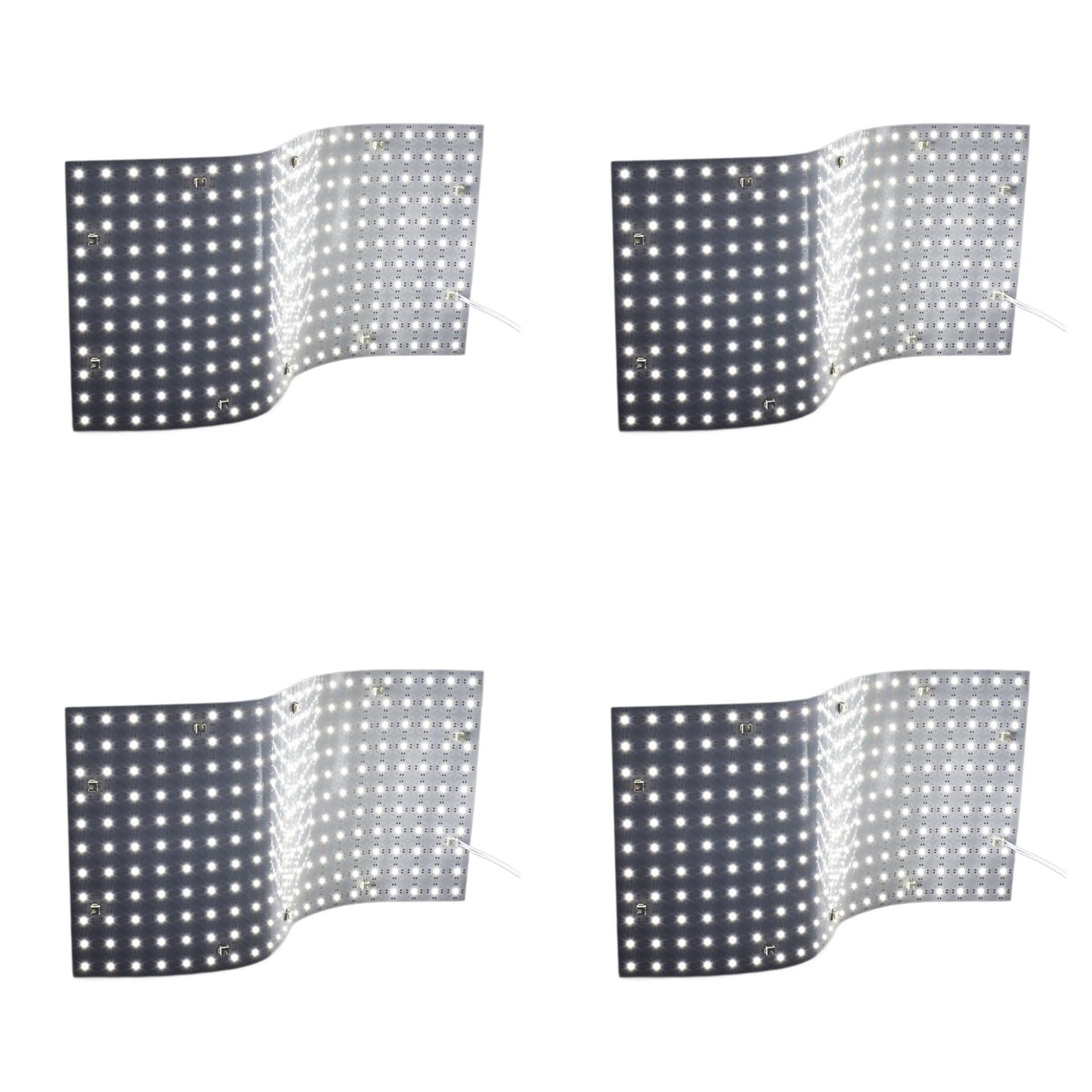 ISTOVO 4X Flexible LED-Platten, 490 X 245 Mm, DC 24 V, 242 LEDs, 28 W, Plattenleuchten für die Hintergrundbeleuchtung Von Marmor-Küchenarbeitsplatten und Werbeflächen