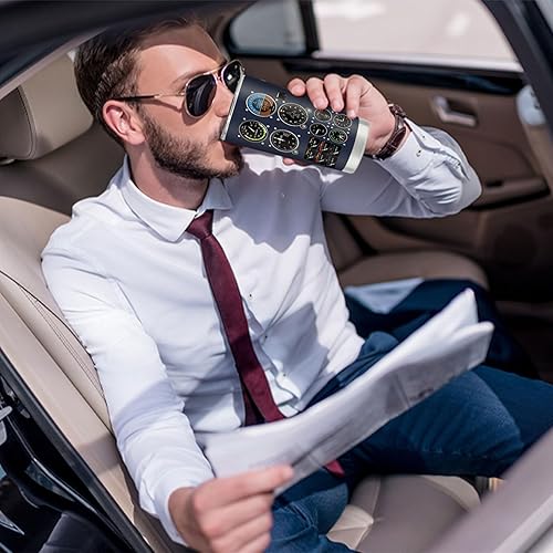 Miniatura 5 de Lengchuan Regalos de piloto, regalos de aviación, regalos de piloto para hombres de aviación, vaso de piloto para hombres pilotos de 20 onzas, taza