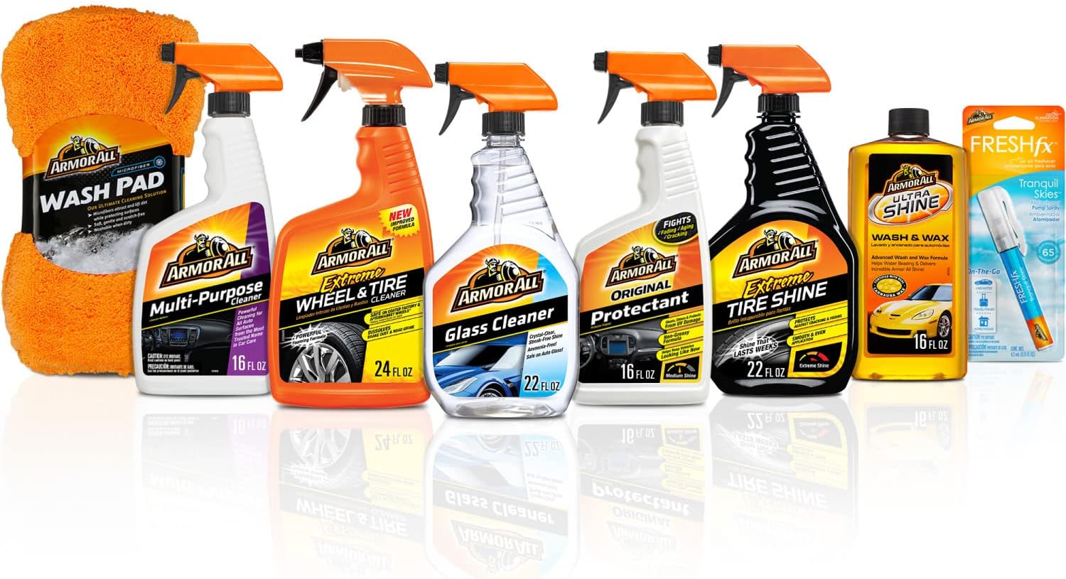 Premium Car Care Kit by Armor All, Includes Car Wax & Wash