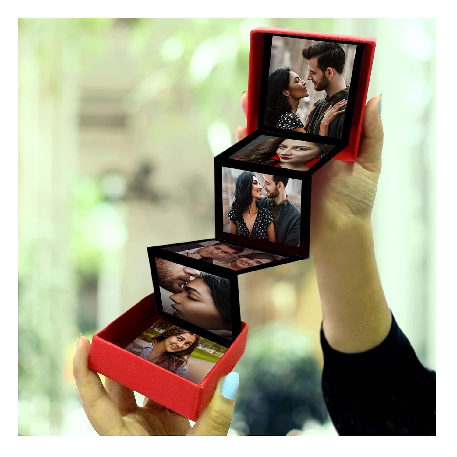 Personalised Photo Popup Gift Box, Custom Picture Surprise Box for Birthday Anniversary, Gift for Boyfriend Girlfriend Hus...